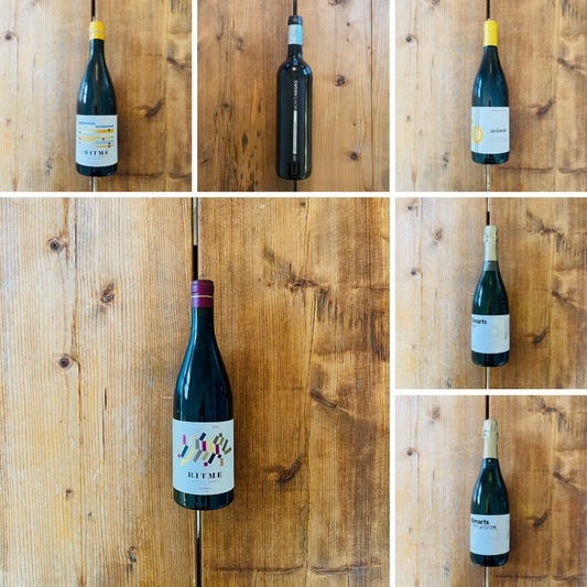 Smagekasse – 2 spanske hvide / 2 spanske røde / 2 Cava